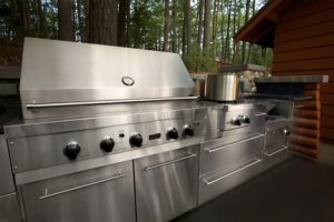 Outdoor stainless cabinets