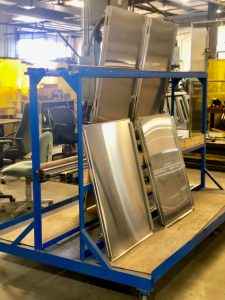 Stainless Steel Cabinets parts cart for custom metal fabrication