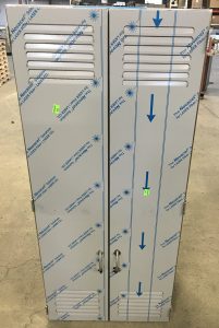 Ventilated stainless cabinet