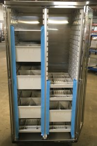 Mobile supply cart for hospital